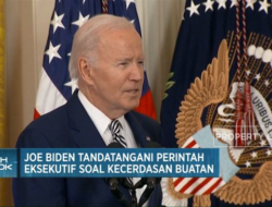 Joe Biden Menandatangani Perintah Eksekutif Mengenai Kecerdasan Buatan (AI)