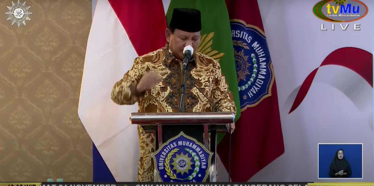 Prabowo Subianto Membahas tentang Komitmen Kesejahteraan Rakyat dan Keadilan Sosial dalam Dialog Publik Muhammadiyah