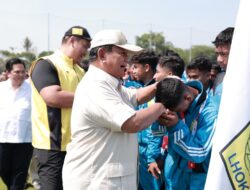 Prabowo Memperkenalkan Akademi Sepak Bola Modern Garudayaksa dengan 7 Tempat Latihan