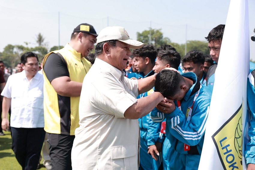 Prabowo Memperkenalkan Akademi Sepak Bola Modern Garudayaksa dengan 7 Tempat Latihan