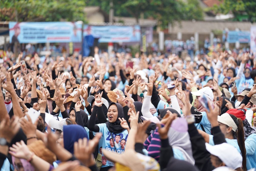 Kepuasan Warga Subang dalam Bertemu Prabowo, Berdoa Agar Menang dalam Satu Putaran