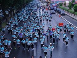 10 Ribu Peserta Bergembira di Pekanbaru dalam Riau Bhayangkara Run 2024