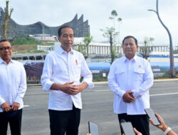 Minggu Pagi, Presiden Jokowi dan Menteri Pertahanan Prabowo Subianto Meninjau Kemajuan Pembangunan IKN