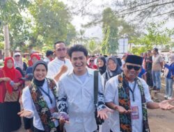 Cakra Khan Mendukung Pasangan Citra-Ino di KPU Pangandaran