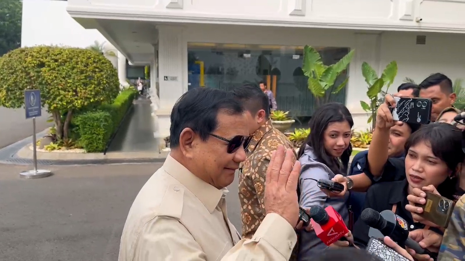 Prabowo Subianto Melapor tentang Kunjungan ke Eropa kepada Presiden Jokowi