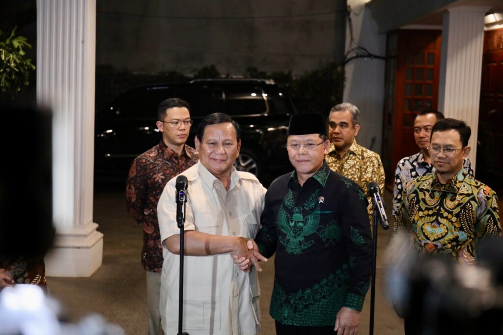 Ketua PPP Bertemu dengan Prabowo Subianto, Berkomitmen Mendukung Pemerintahan Prabowo-Gibran