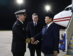 Prabowo Subianto tiba di Canberra untuk Kunjungan Resmi, Disambut dengan Pengawal Kehormatan