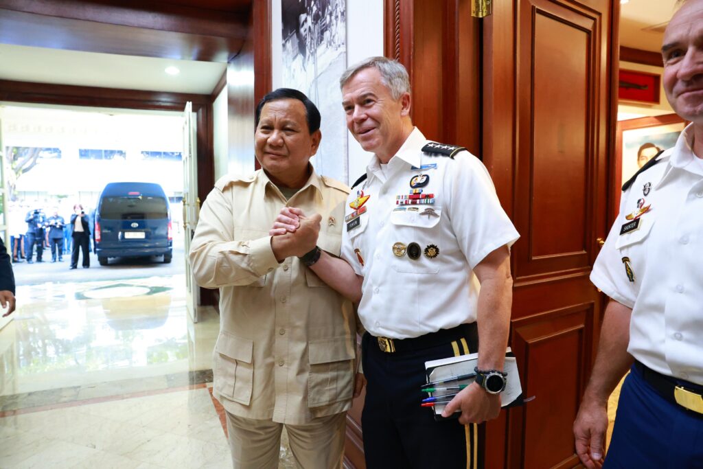 Prabowo Subianto Sambut Panglima Komando Operasi Khusus Amerika Serikat, Bahas Penguatan Kerjasama