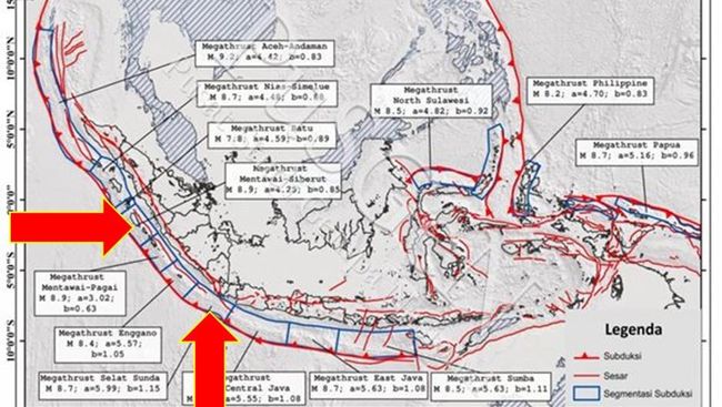 BMKG Membuka Informasi Mengenai Potensi Gempa Megathrust di Indonesia, Menunggu Saat yang Tepat