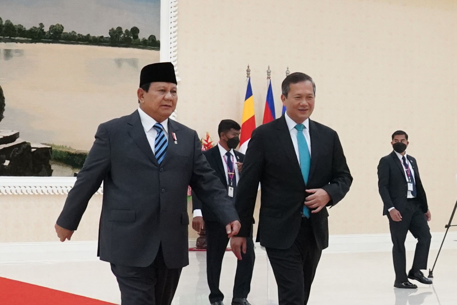 Prabowo Subianto Bertemu PM Kamboja dan Presiden Senat, Memperkuat Kolaborasi untuk Pembangunan ASEAN.