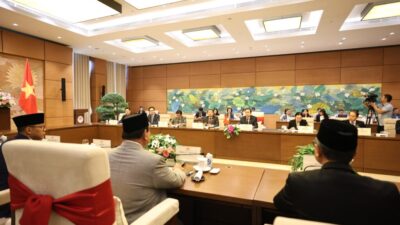 Setelah Bertemu Presiden Vietnam, Prabowo Subianto Bertemu Ketua Majelis Nasional Membahas Potensi Kerja Sama