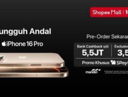 iPhone 16 Terbaru Tersedia di Shopee Mall RI – Pesan Sekarang!